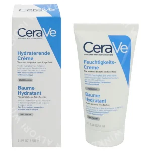 CeraVe Moisturising Cream 50ml For Dry To Very Dry Skin/Perfume Free fles en verpakking