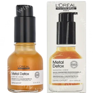 L'Oreal Serie Expert Metal Detox Oil 50ml Anti-Deprasit Protector Daily-Leave-In fles en verpakking