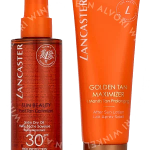 Lancaster My Sun Routine Set 275ml Tannng Oil 150ml/After Sun Body Milk 125ml fles