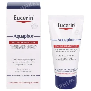 Eucerin aquaphor PH5 zalf 40g  fles en verpakking