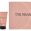 Trussardi By Trussardi Giftset 160ml Edp Spray 60ml/Body Emulsion 100ml fles en verpakking
