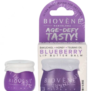 Biovene Age-Defy Tasty! Blueberry Lip Butter Balm 8g  fles en verpakking