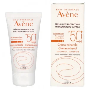 Avene Sun Care Mineral Cream SPF50+ 50ml  fles en verpakking