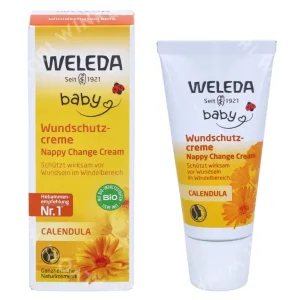 Weleda Calendula Nappy Change Cream Baby 30ml  fles en verpakking