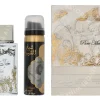 Lattafa Pure Musk Giftset 150ml Edp Spray 100ml/Deo Spray 50ml fles en verpakking