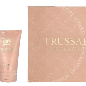 Trussardi Delicate Rose Giftset 150ml Edt Spray 50ml/Body Lotion 100ml fles en verpakking