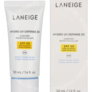 Laneige Hydro UV Defense EX SPF50 Suncreen 50ml  fles en verpakking