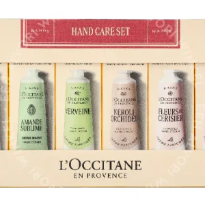 L'Occitane Hand Care Set 240ml 8x30ml - Hand Cream - 2x Karite/Rose/Fleurs De Cerisier/Lavande Blanche/Néroli Orchidee/Amande Sublime/Verveine fles