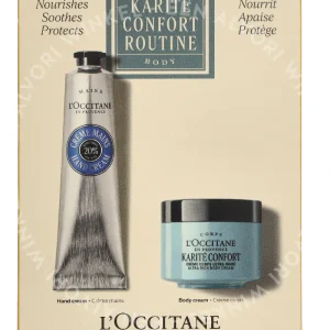 L'Occitane Shea Butter Body Routine Kit 150ml Body Cream 75ml/Hand Cream 75ml fles