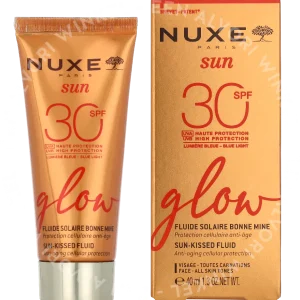 Nuxe Sun Glow Good Glow Sun Fluid SPF30 40ml  fles en verpakking