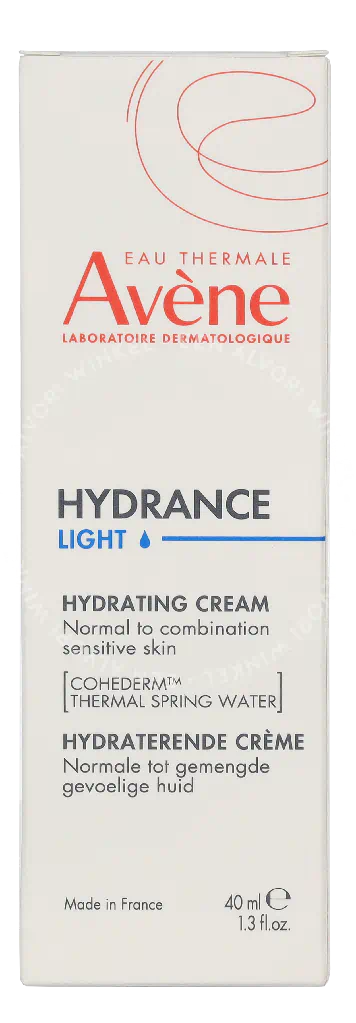 Avene Hydrance Light Moisturizing Emulsion Cream 40ml verpakking