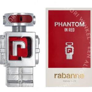 Paco Rabanne Phantom In Red Edp Spray 100ml  fles en verpakking