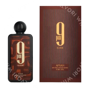 Afnan 9PM Elixir Parfum Intense Spray 100ml  fles en verpakking