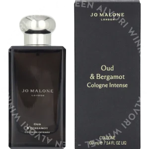 Jo Malone Oud & Bergamot Cologne Intense Spray 100ml  fles en verpakking