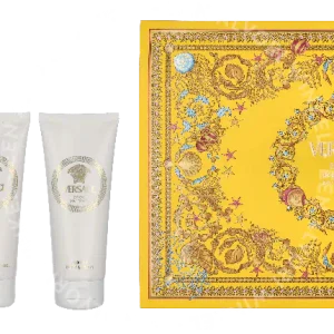 Versace Eros Pour Femme Giftset 305ml Edp Spray 100ml/Shower Gel 100ml/Body Lotion 100ml/Edp Spray 5ml fles en verpakking