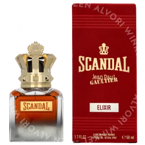 J.P. Gaultier Scandal Elixir Homme Edp Spray 50ml  fles en verpakking