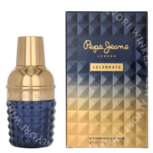 Pepe Jeans Celebrate For Him Edp Spray 50ml  fles en verpakking
