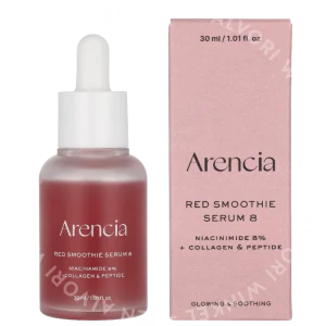 Arencia Fresh Red Smoothie Serum 8 30ml  fles en verpakking