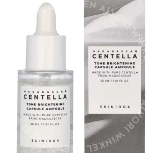 Skin1004 Tone Brightening Capsul Ampoule Madagascar Centella 30ml  fles en verpakking