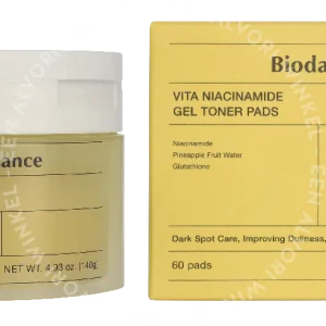 Biodance Vita Niacinamide Gel Toner Pad 60stuk 60 Pieces fles en verpakking