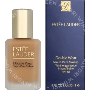 E.Lauder Double Wear Stay-in-place Makeup Foundation 30ml #3N2 Wheat fles en verpakking