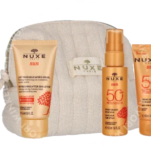Nuxe Sun My Sun Essentials Set 130ml Sun Spray SPF50 50ml/After-Sun Milk 50ml/Sunscreen SPF50+ 30ml/Bag fles