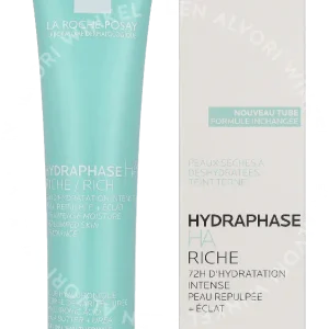 LRP Hydraphase HA Rich Moisturizing Cream 40ml  fles en verpakking