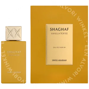 Swiss Arabian Shaghaf Vanilla Toffee Edp Spray 75ml  fles en verpakking