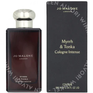 Jo Malone Myrrh & Tonka Cologne Intense Spray 100ml  fles en verpakking