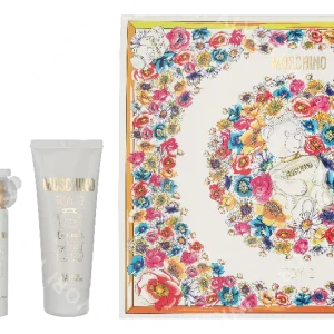 Moschino Toy 2 Giftset 210ml Edp Spray 100ml/Body Lotion 100ml/Edp Spray 10ml fles en verpakking