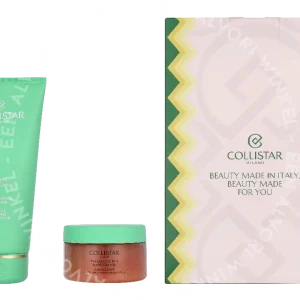 Collistar Spring Giftset 350ml Intensive Reshaping Firming Cream 200ml/Elasticizing Firming Talasso-Scrub 150gr fles en verpakking