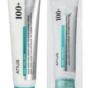 Anua PDRN Hyaluronic Acid 100 Moisturising Cream 60ml  fles en verpakking